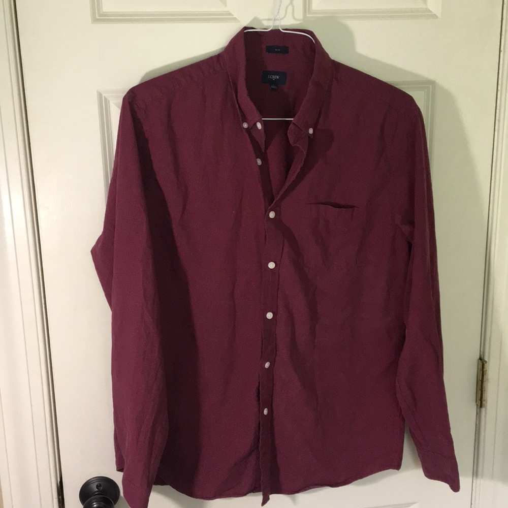 J. Crew Slim fit patterned button down